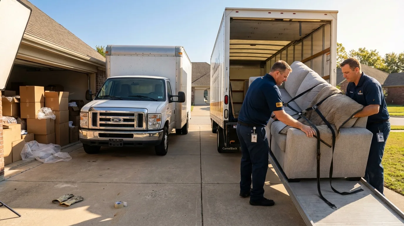 DIY truck vs professional crew comparison in Pennington